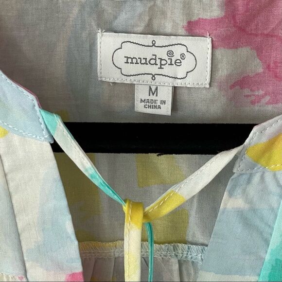 Nwot Mud Pie Cover Up Size M 100% Cotton - Picture 4 of 5